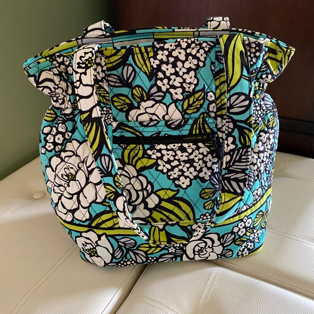Vera Bradley Island Blooms Shoulder Bag